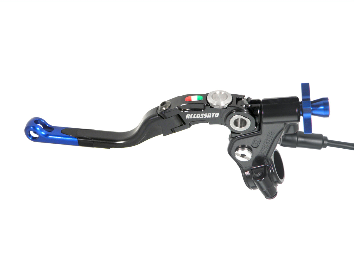 Comando Frizione A Cavo Accossato Con Leva Revolution Colorata (Pomello+Inserto+Regolatore), Con Micro Incluso