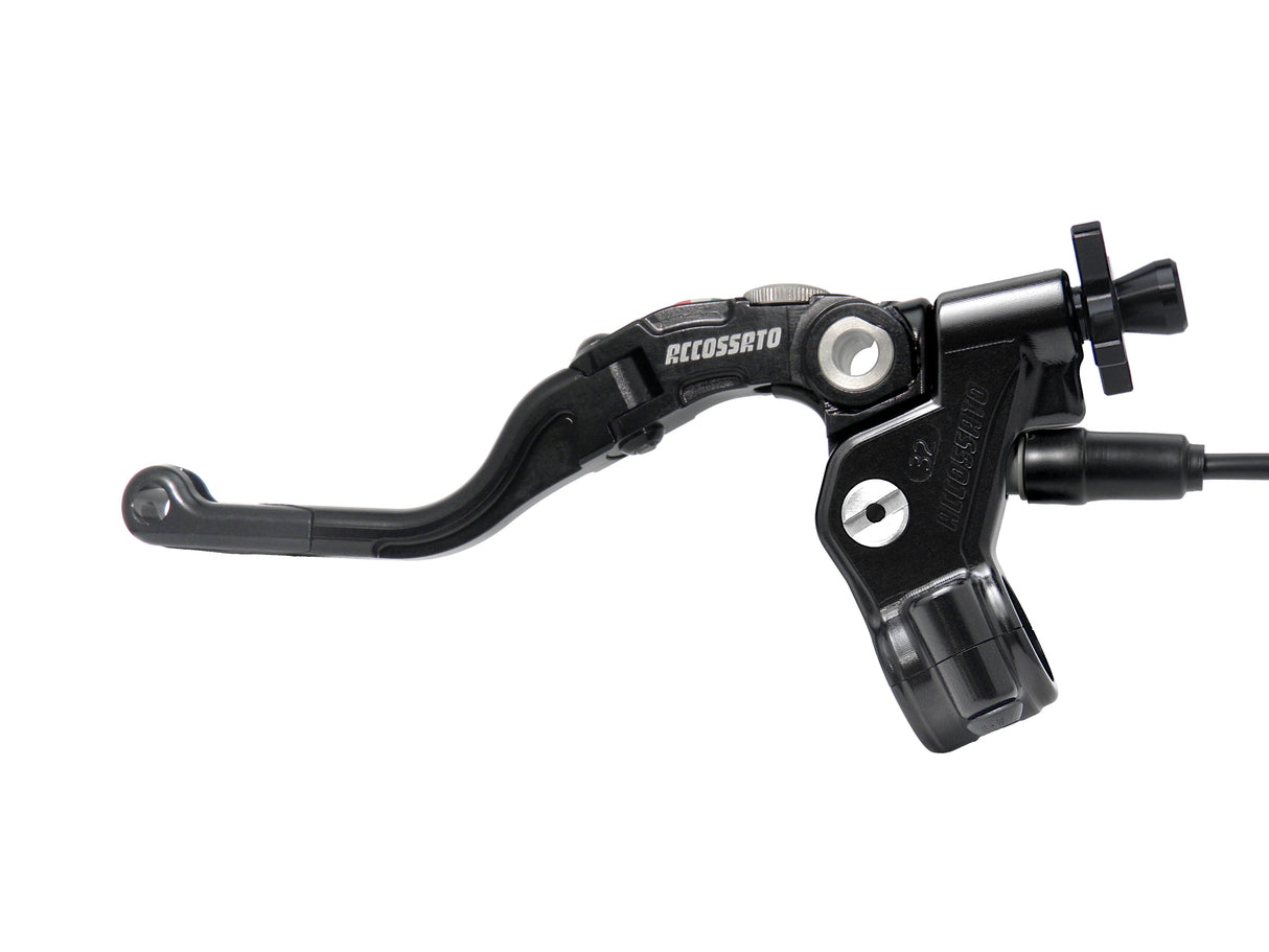 Comando Frizione A Cavo Accossato Con Leva Revolution Colorata (Pomello+Inserto+Regolatore), Con Micro Incluso