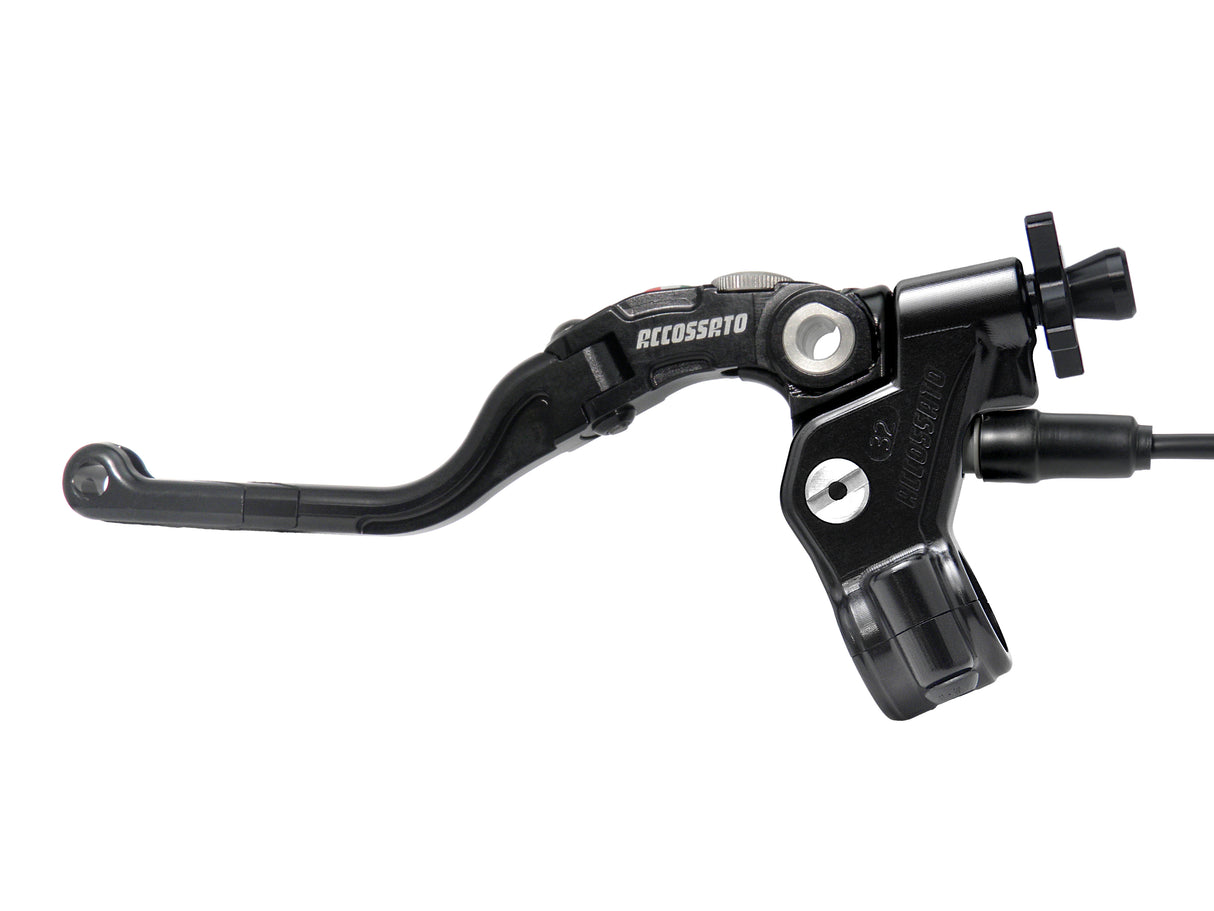 Comando Frizione A Cavo Accossato Con Leva Revolution Colorata (Pomello+Inserto+Regolatore), Con Micro Incluso