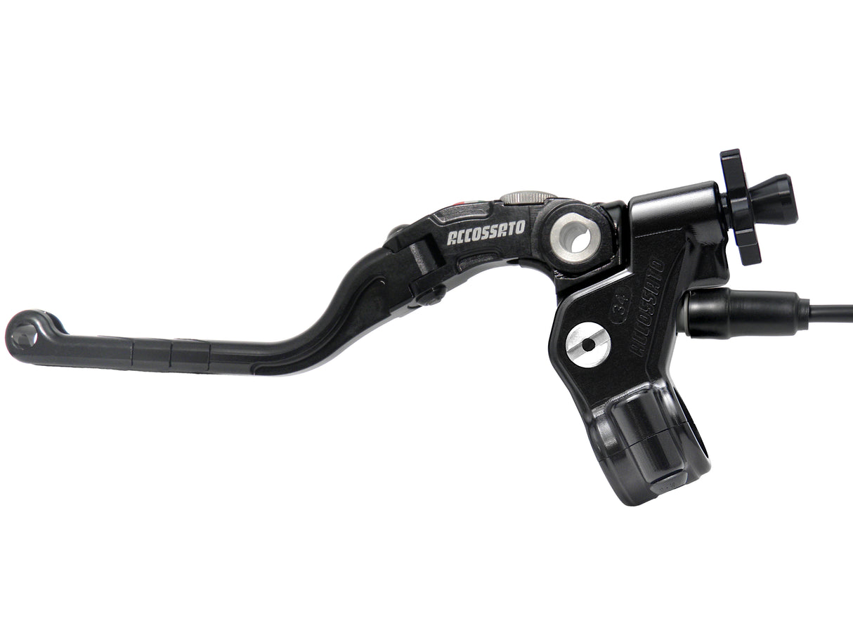 Comando Frizione A Cavo Accossato Con Leva Revolution Colorata (Pomello+Inserto+Regolatore), Con Micro Incluso