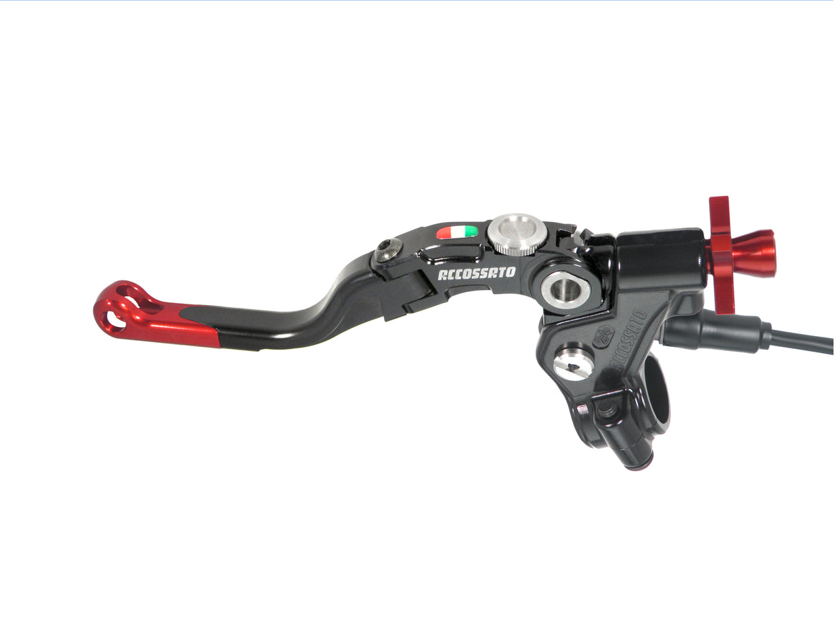 Comando Frizione A Cavo Accossato Con Leva Revolution Colorata (Pomello+Inserto+Regolatore), Con Micro Incluso