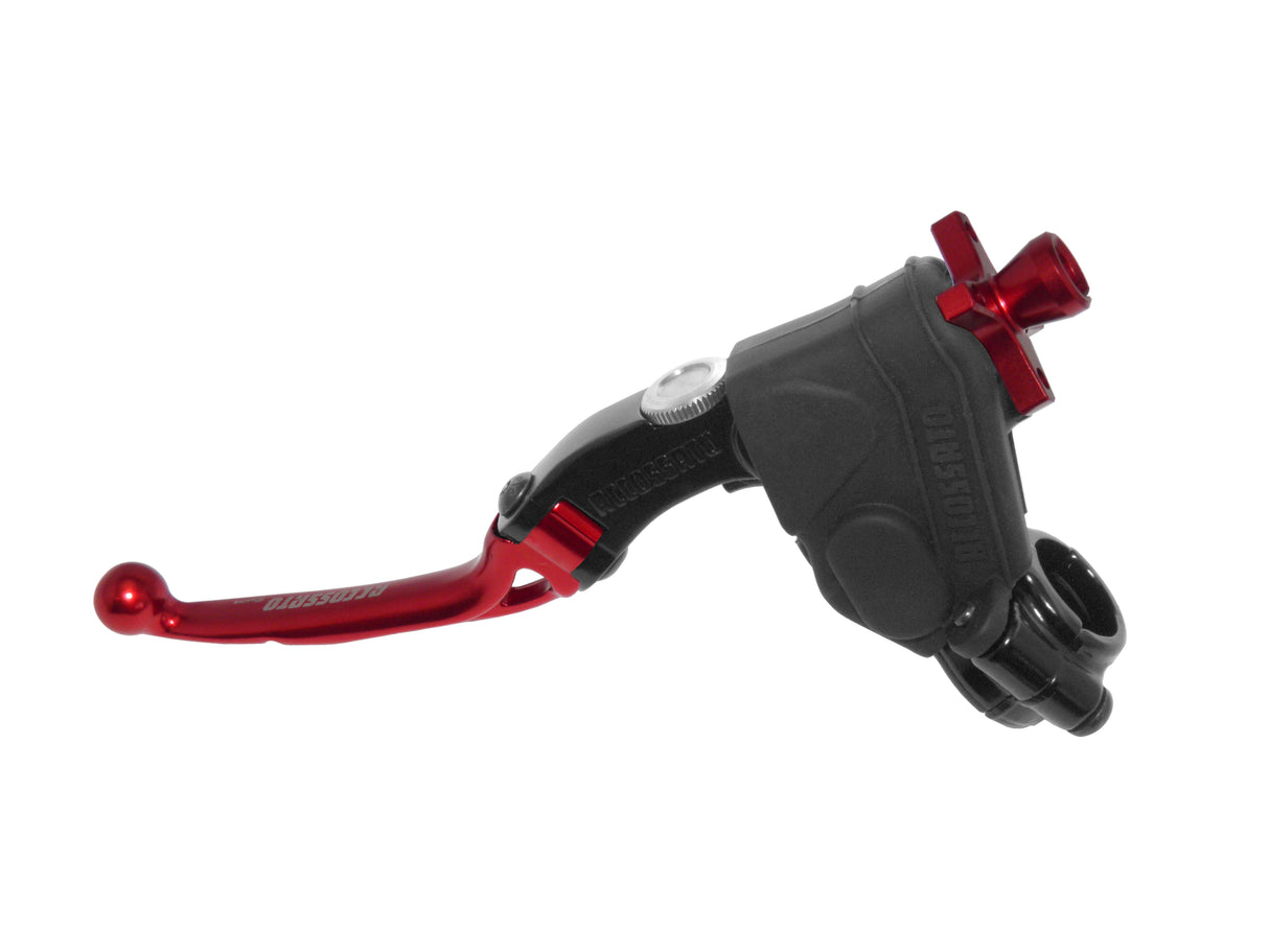 Comando Frizione Cross e Pitbike Accossato Con Leva Snodata Colorata (Pomello+Leva)