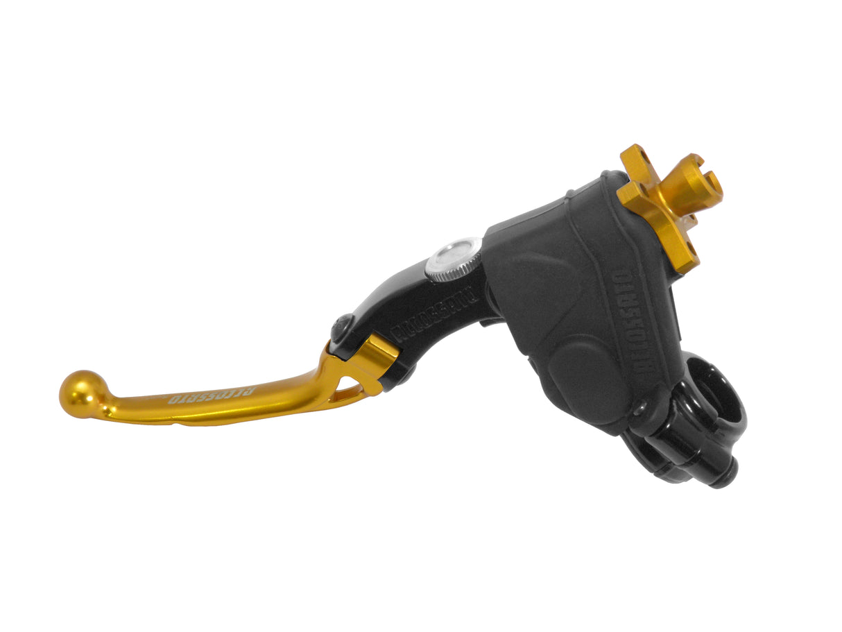 Comando Frizione Cross e Pitbike Accossato Con Leva Snodata Colorata (Pomello+Leva)