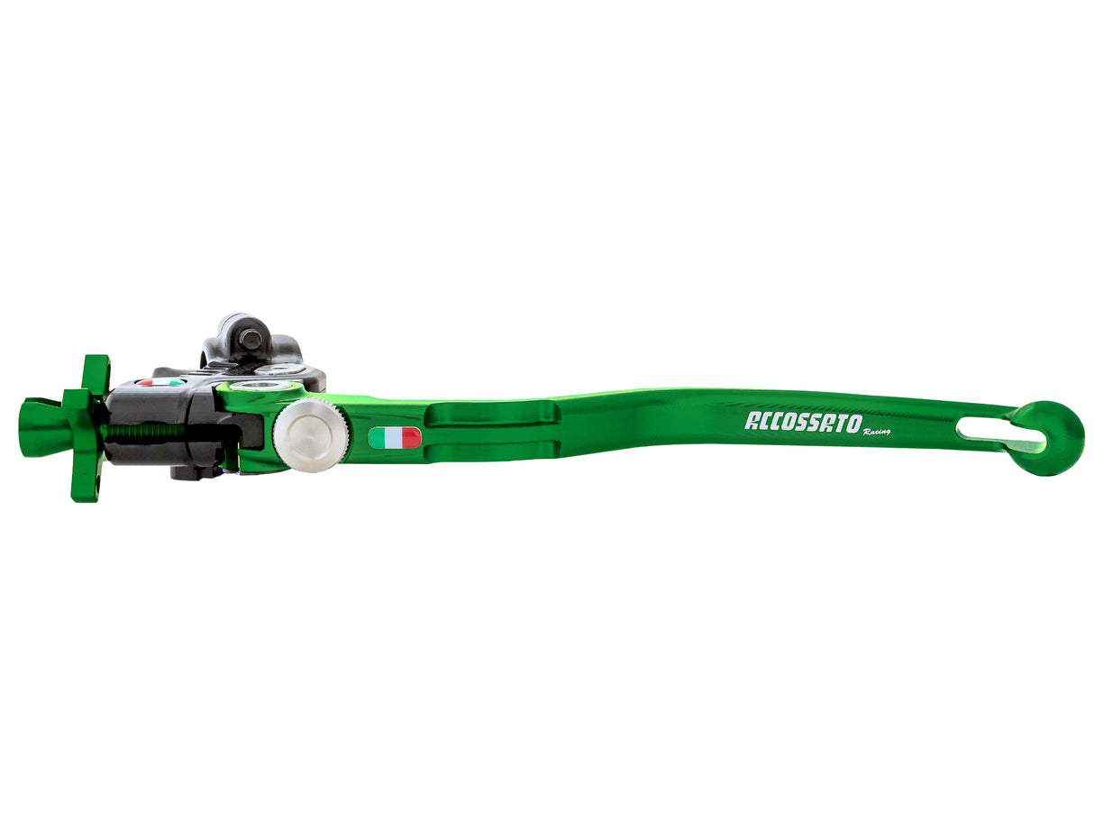 Comando Frizione A Cavo Racing Accossato Nuova Versione Con Interasse Regolabile (24mm-29mm), Leva Fissa Colorata (Pomello+Leva+Regolatore) e Micro Incluso