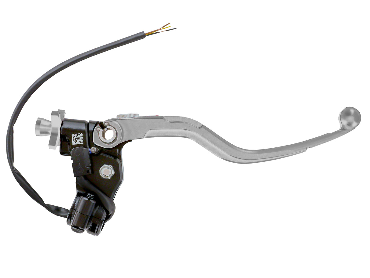 Comando Frizione A Cavo Racing Accossato Nuova Versione Con Interasse Regolabile (24mm-29mm), Leva Fissa Colorata (Pomello+Leva+Regolatore) e Micro Incluso