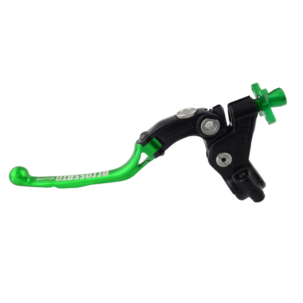 Comando Frizione A Cavo Racing Accossato Con Leva Snodata Colorata (Pomello+Leva+Regolatore) Attacco 1 pollice