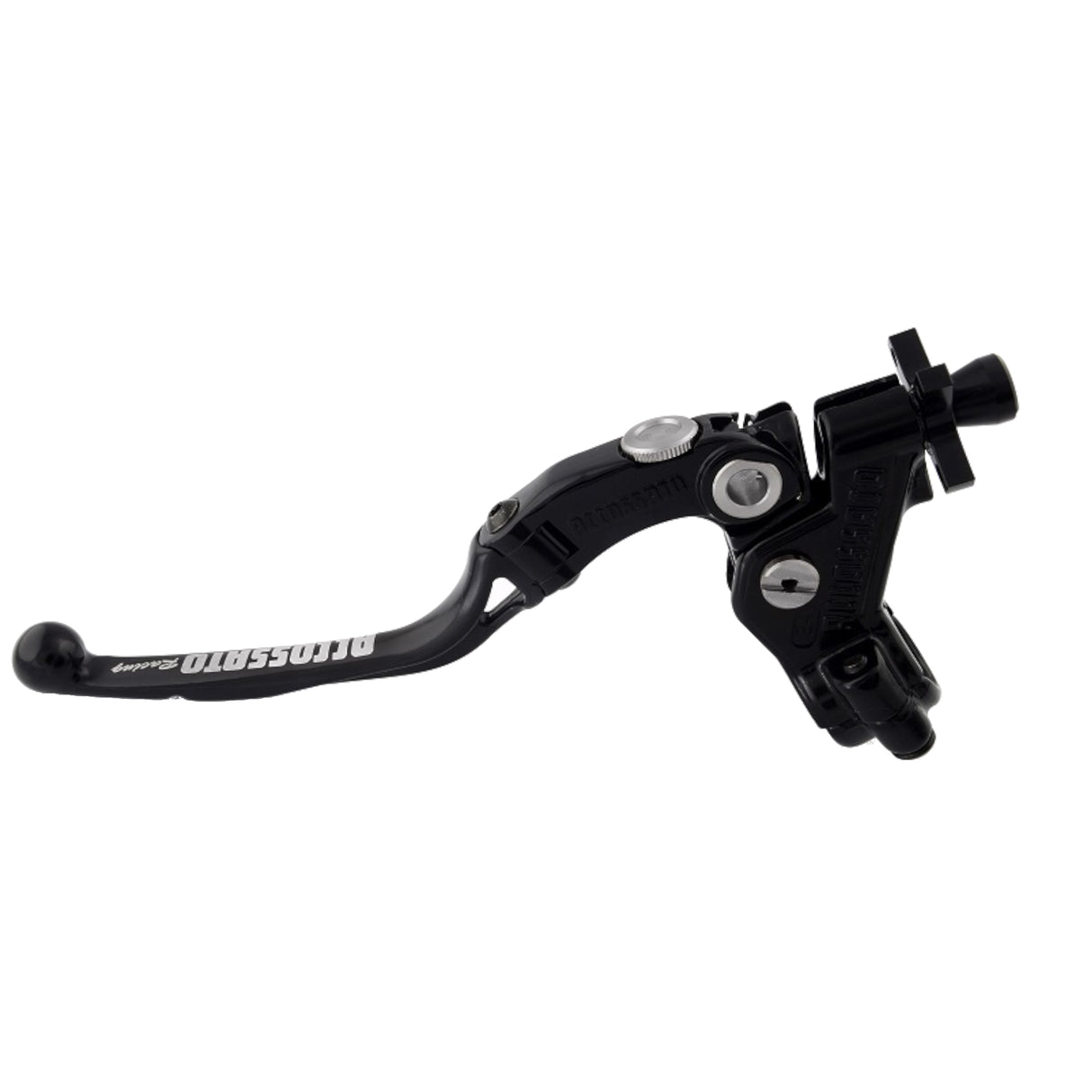 Comando Frizione A Cavo Racing Accossato Con Leva Snodata Colorata (Pomello+Leva+Regolatore) Attacco 1 pollice