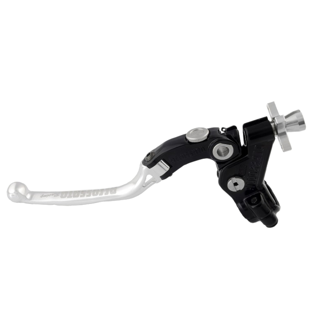 Comando Frizione A Cavo Racing Accossato Con Leva Snodata Colorata (Pomello+Leva+Regolatore) Attacco 1 pollice