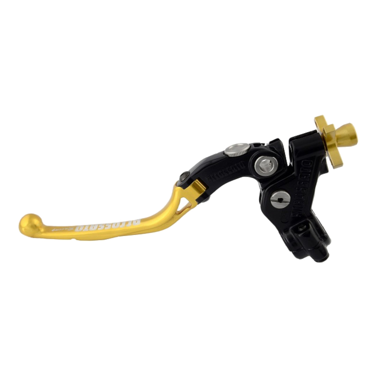 Comando Frizione A Cavo Racing Accossato Con Leva Snodata Colorata (Pomello+Leva+Regolatore) Attacco 1 pollice