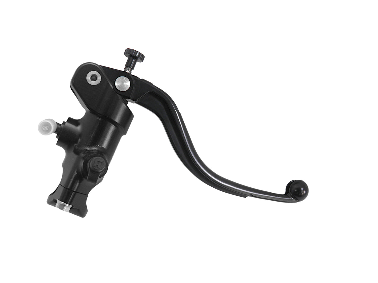 Pompa Freno Radiale Accossato 19x18 Con Corpo Pompa Anodizzato Nero E Leva Fissa Colorata (Pomello+Leva)