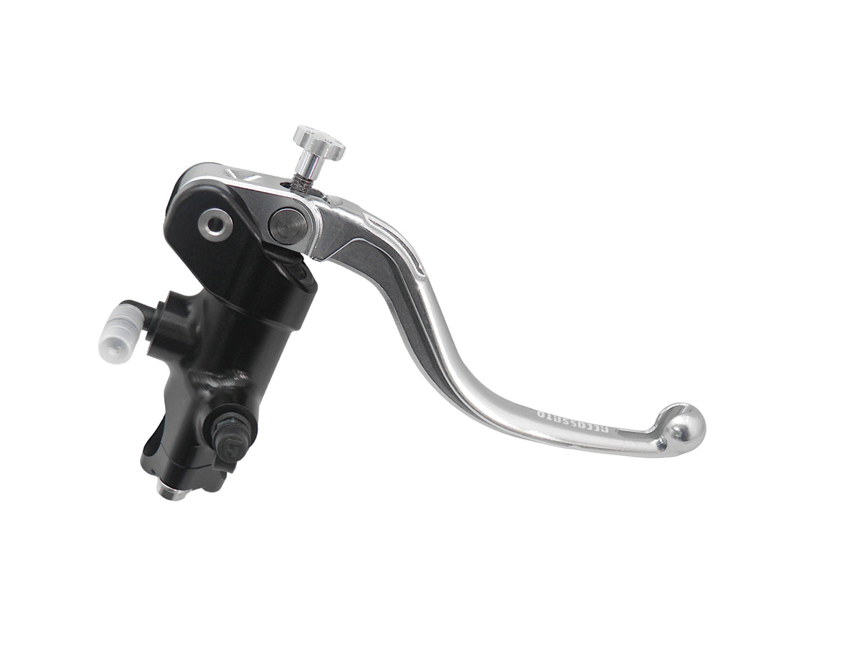 Pompa Freno Radiale Accossato 19x18 Con Corpo Pompa Anodizzato Nero E Leva Fissa Colorata (Pomello+Leva)