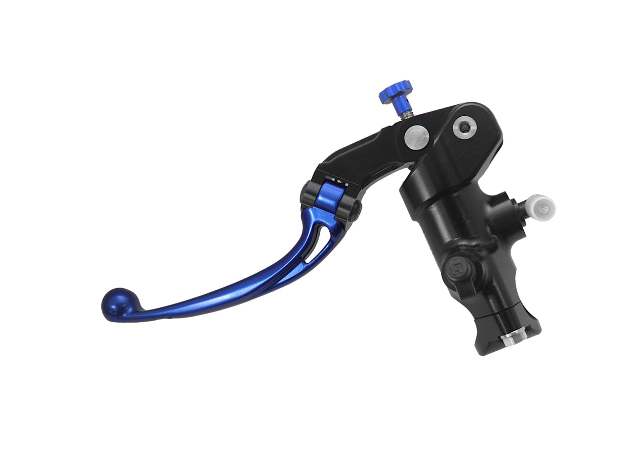 Pompa Frizione Radiale Accossato 16x16 Con Corpo Pompa Anodizzato Nero E Leva Snodata Colorata (Pomello+Leva)