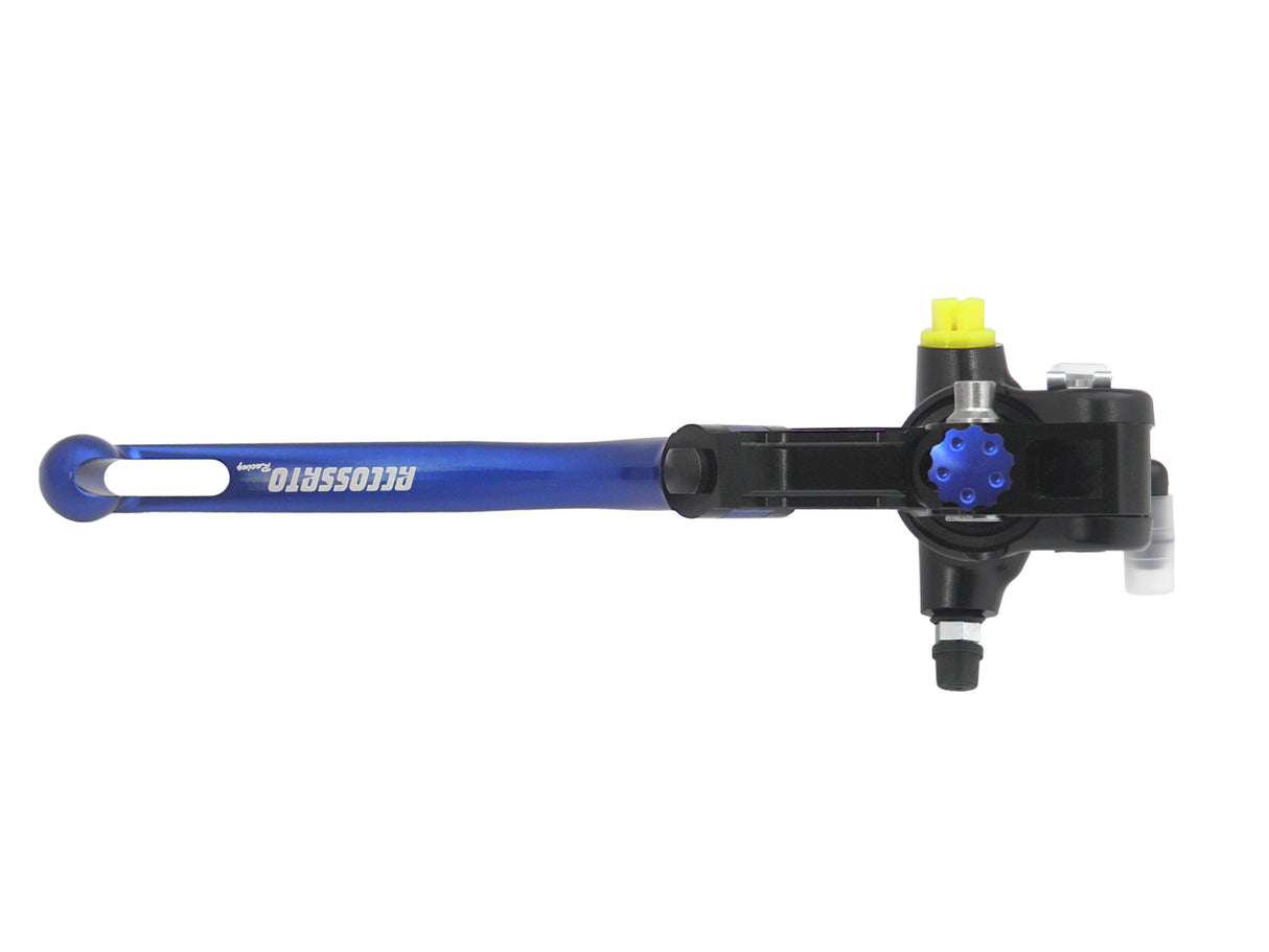 Pompa Frizione Radiale Accossato 16x16 Con Corpo Pompa Anodizzato Nero E Leva Snodata Colorata (Pomello+Leva)