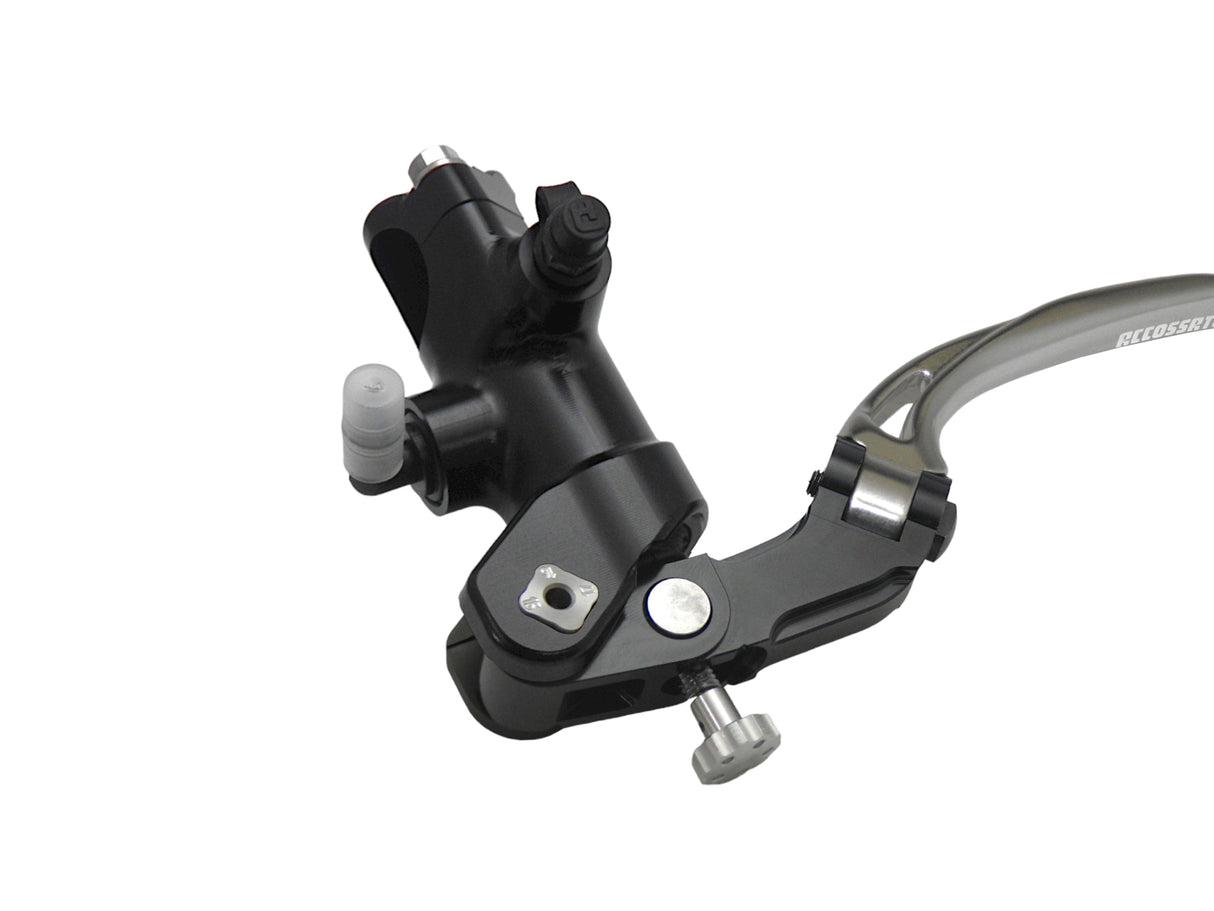 Pompa Frizione Radiale Accossato 16x16 Con Corpo Pompa Anodizzato Nero E Leva Snodata Colorata (Pomello+Leva)