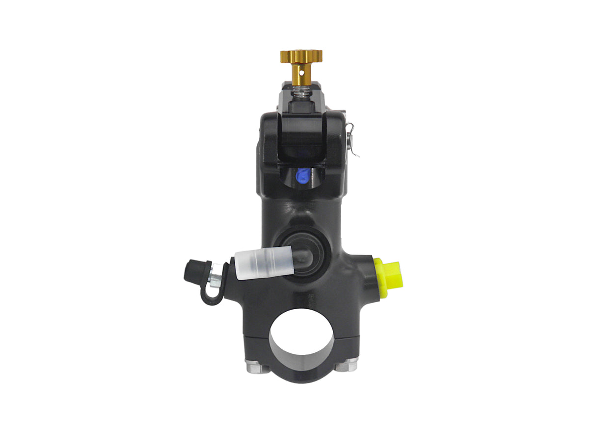 Pompa Frizione Radiale Accossato 16x16 Con Corpo Pompa Anodizzato Nero E Leva Snodata Colorata (Pomello+Leva)