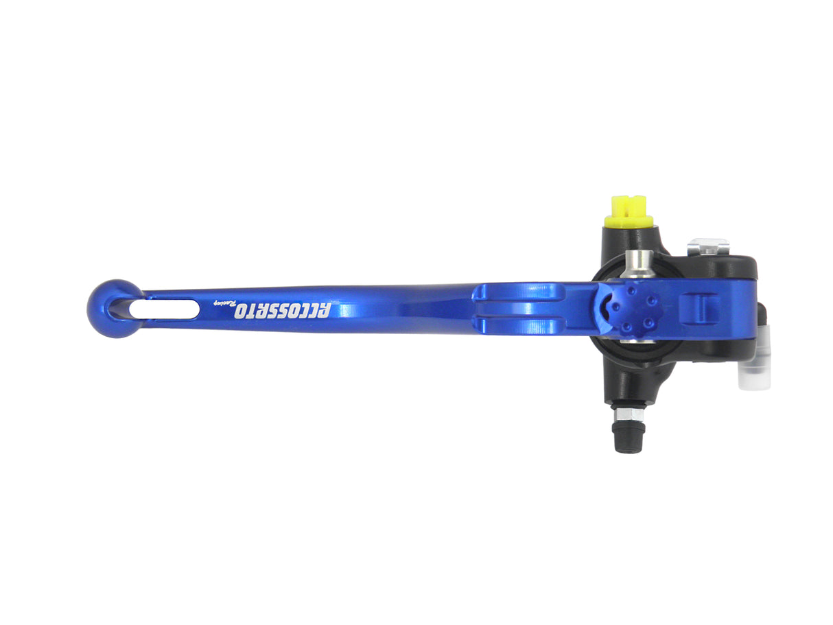 Pompa Frizione Radiale Accossato 16x16 Con Corpo Pompa Anodizzato Nero E Leva Fissa Colorata (Pomello+Leva)