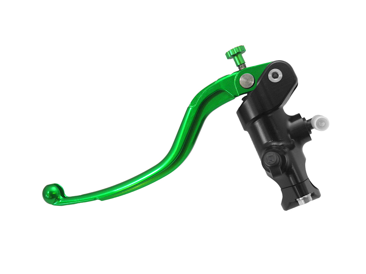 Pompa Frizione Radiale Accossato 16x16 Con Corpo Pompa Anodizzato Nero E Leva Fissa Colorata (Pomello+Leva)