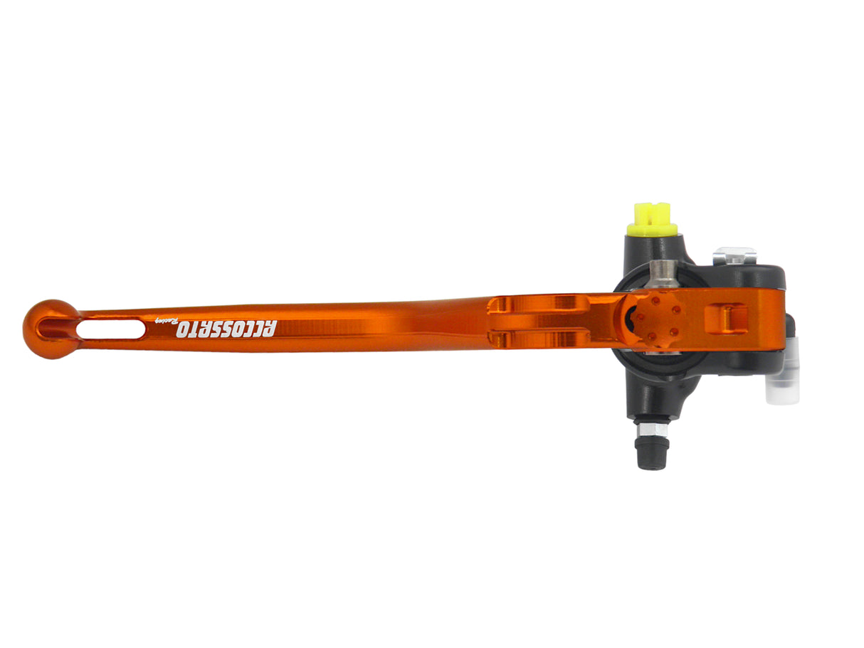 Pompa Frizione Radiale Accossato 16x16 Con Corpo Pompa Anodizzato Nero E Leva Fissa Colorata (Pomello+Leva)