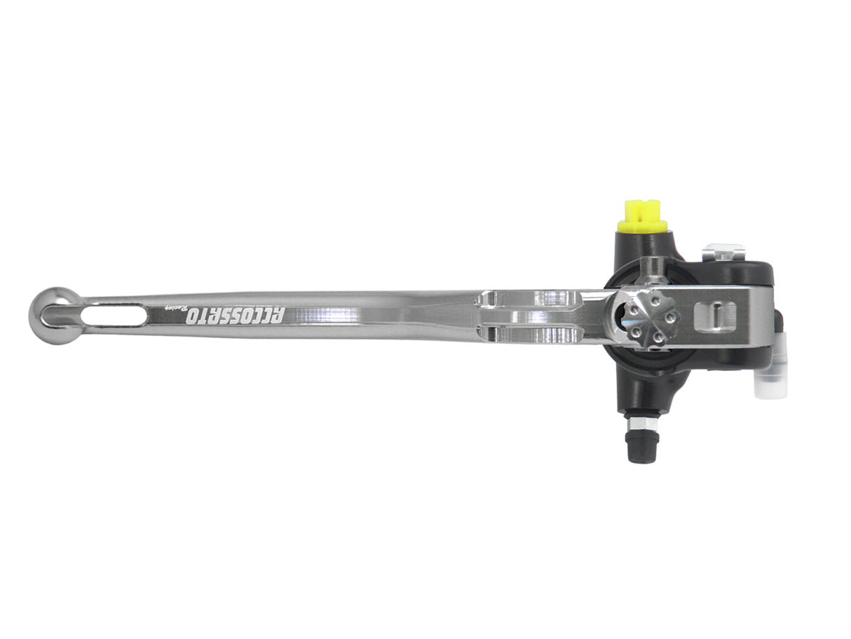 Pompa Frizione Radiale Accossato 16x16 Con Corpo Pompa Anodizzato Nero E Leva Fissa Colorata (Pomello+Leva)