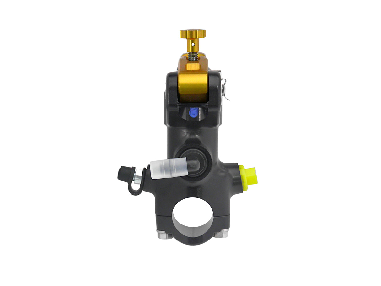 Pompa Frizione Radiale Accossato 16x16 Con Corpo Pompa Anodizzato Nero E Leva Fissa Colorata (Pomello+Leva)