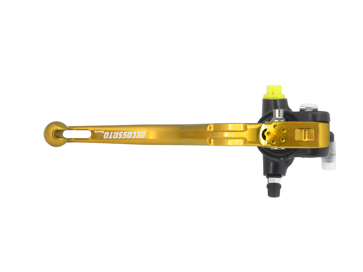 Pompa Frizione Radiale Accossato 16x16 Con Corpo Pompa Anodizzato Nero E Leva Fissa Colorata (Pomello+Leva)