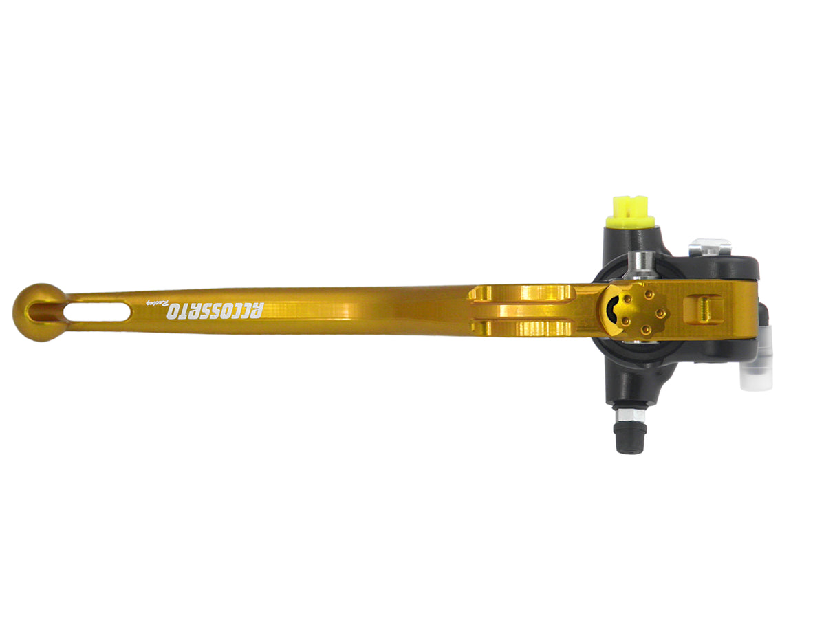 Pompa Frizione Radiale Accossato 16x16 Con Corpo Pompa Anodizzato Nero E Leva Fissa Colorata (Pomello+Leva)