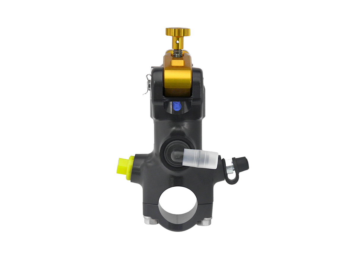 Pompa Freno Radiale Accossato 16x18 Con Corpo Pompa Anodizzato Nero E Leva Fissa Colorata (Pomello+Leva)