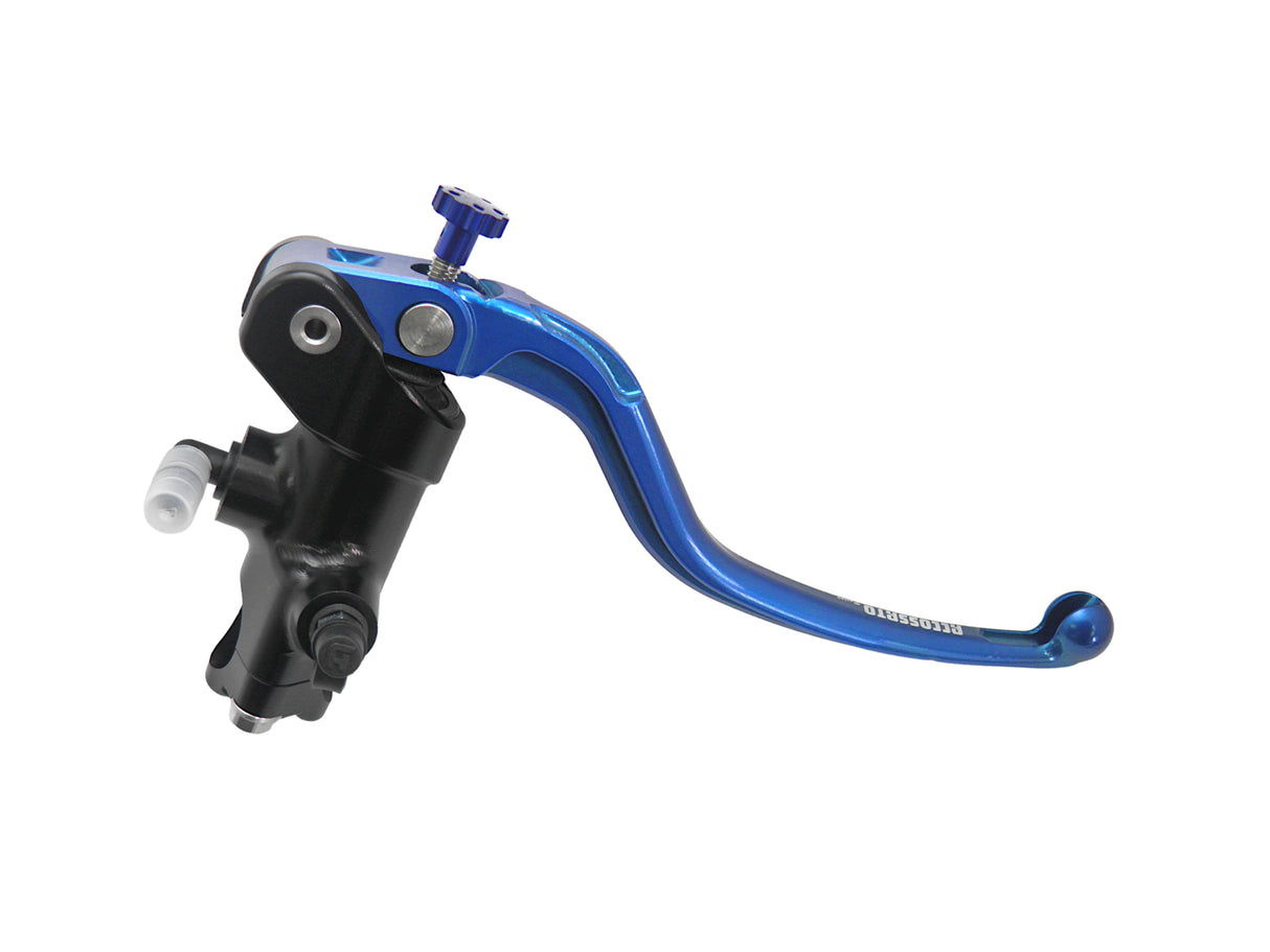 Pompa Freno Radiale Accossato 19x20 Con Corpo Pompa Anodizzato Nero E Leva Fissa Colorata (Pomello+Leva)