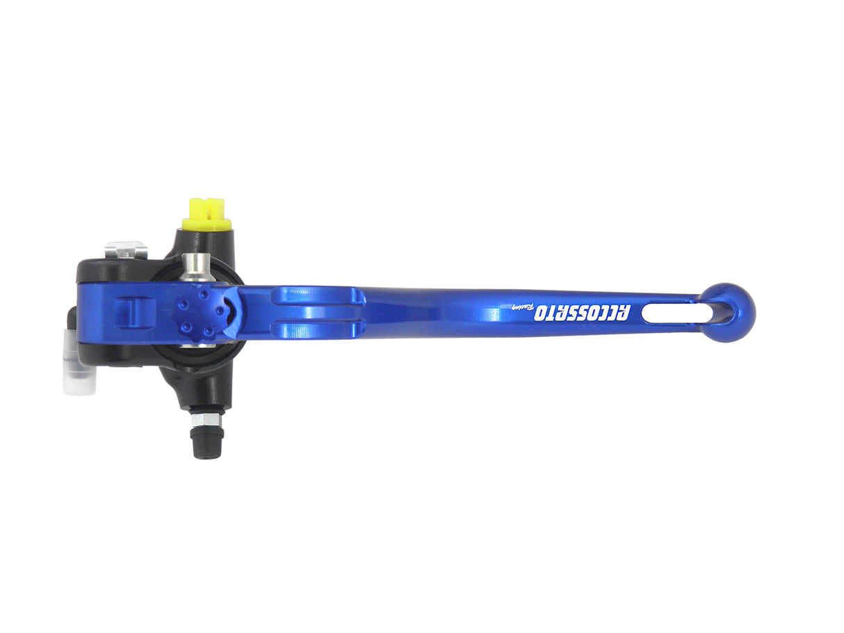 Pompa Freno Radiale Accossato 19x20 Con Corpo Pompa Anodizzato Nero E Leva Fissa Colorata (Pomello+Leva)