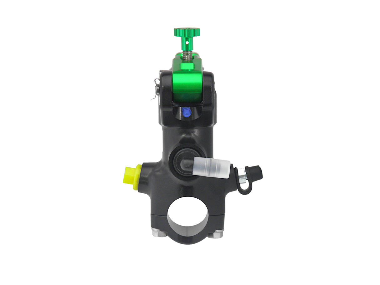 Pompa Freno Radiale Accossato 19x20 Con Corpo Pompa Anodizzato Nero E Leva Fissa Colorata (Pomello+Leva)