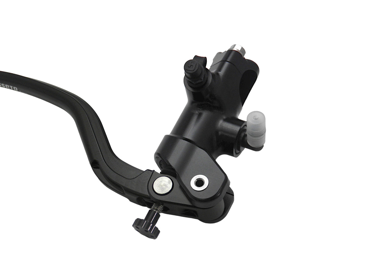 Pompa Freno Radiale Accossato 19x20 Con Corpo Pompa Anodizzato Nero E Leva Fissa Colorata (Pomello+Leva)