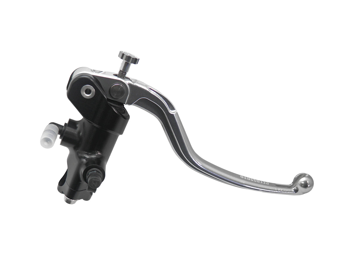 Pompa Freno Radiale Accossato 19x20 Con Corpo Pompa Anodizzato Nero E Leva Fissa Colorata (Pomello+Leva)