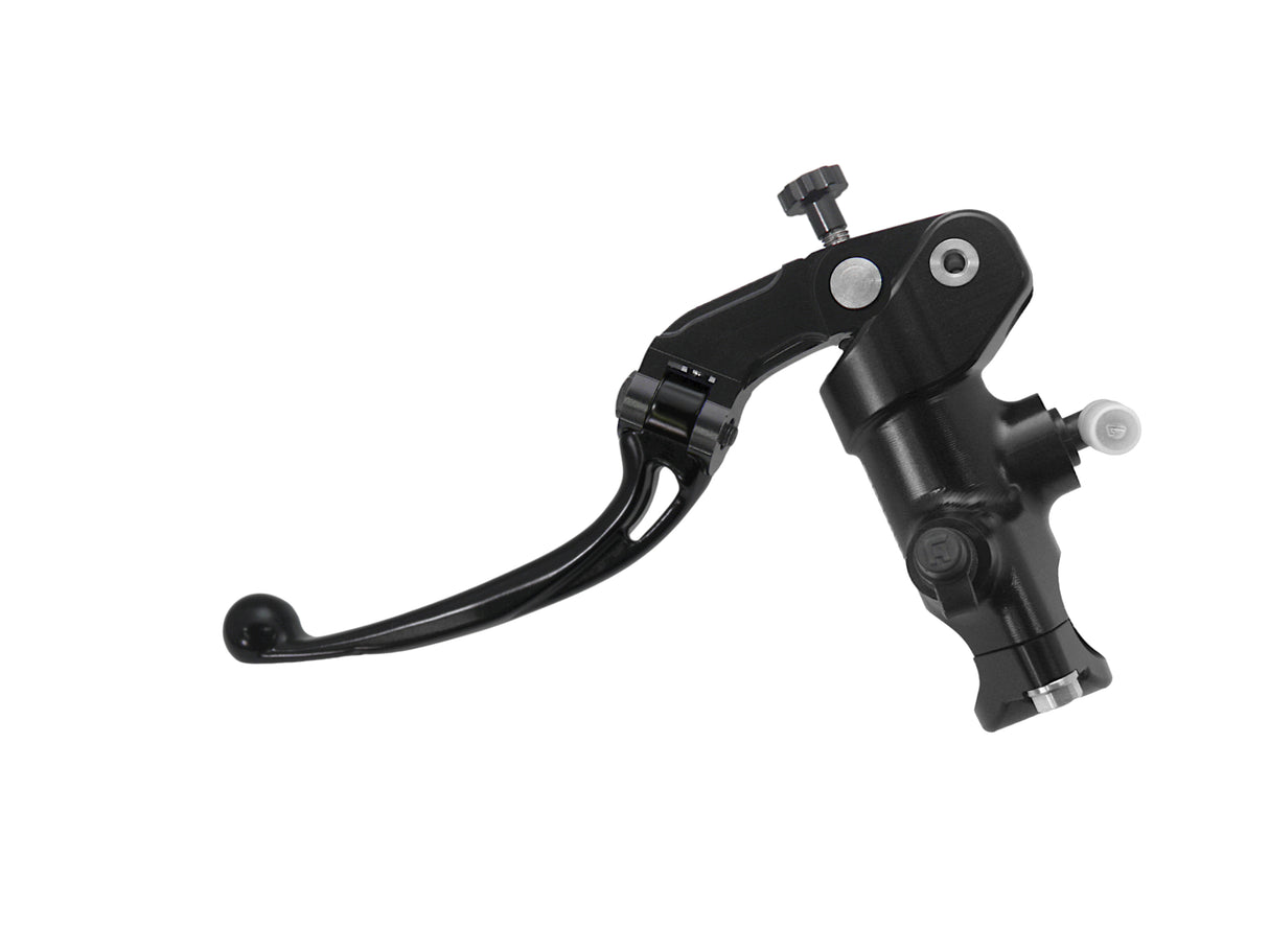 Pompa Frizione Radiale Accossato 16x18 Con Corpo Pompa Anodizzato Nero E Leva Snodata Colorata (Pomello+Leva)