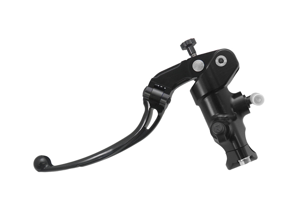 Pompa Frizione Radiale Accossato 16x18 Con Corpo Pompa Anodizzato Nero E Leva Snodata Colorata (Pomello+Leva)