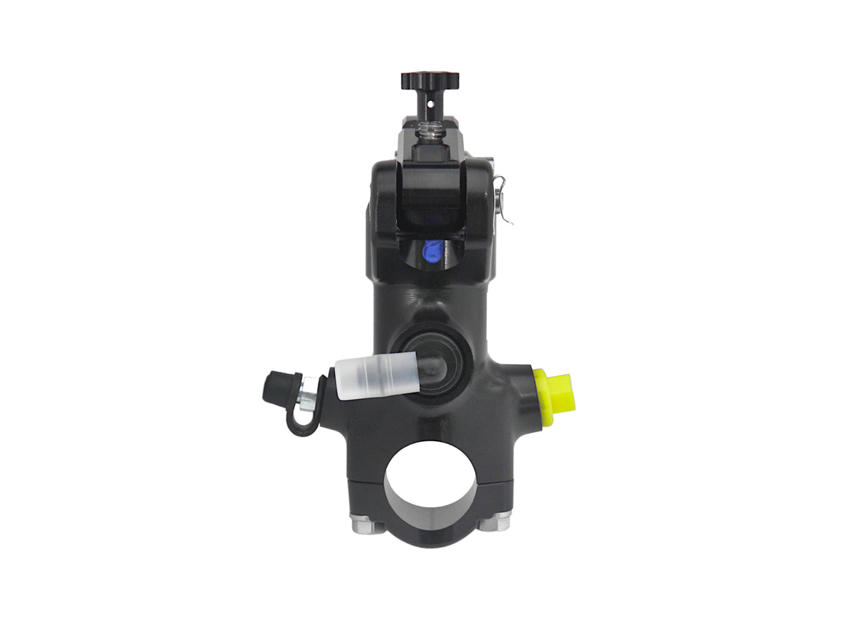 Pompa Frizione Radiale Accossato 16x18 Con Corpo Pompa Anodizzato Nero E Leva Snodata Colorata (Pomello+Leva)