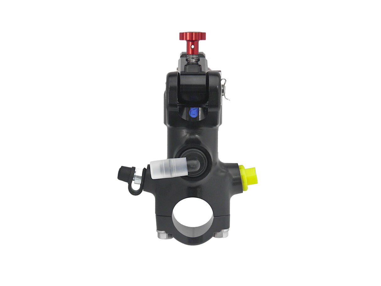 Pompa Frizione Radiale Accossato 16x18 Con Corpo Pompa Anodizzato Nero E Leva Snodata Colorata (Pomello+Leva)