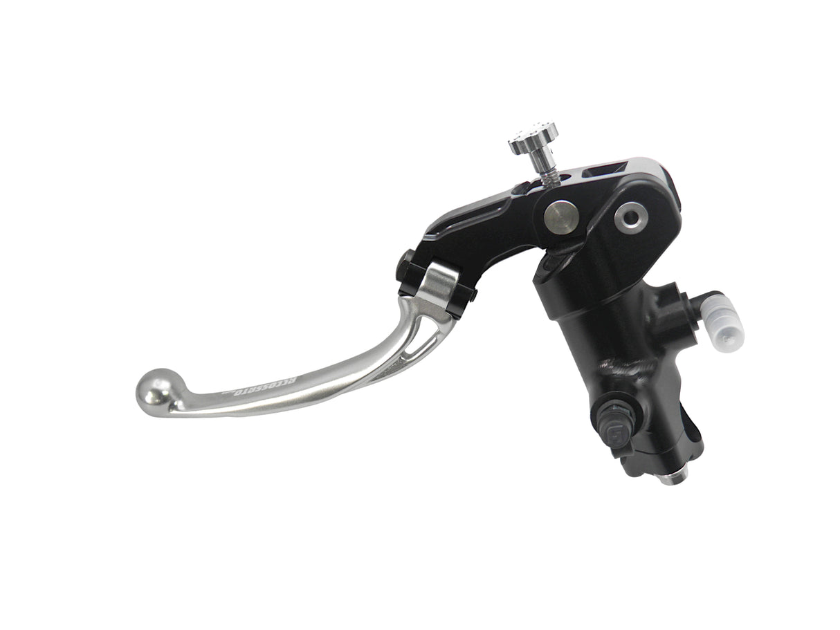 Pompa Frizione Radiale Accossato 16x18 Con Corpo Pompa Anodizzato Nero E Leva Snodata Colorata (Pomello+Leva)