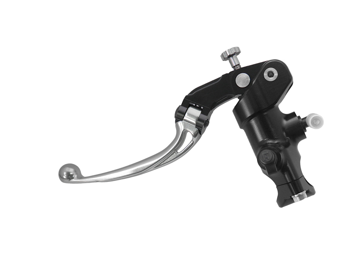 Pompa Frizione Radiale Accossato 16x18 Con Corpo Pompa Anodizzato Nero E Leva Snodata Colorata (Pomello+Leva)