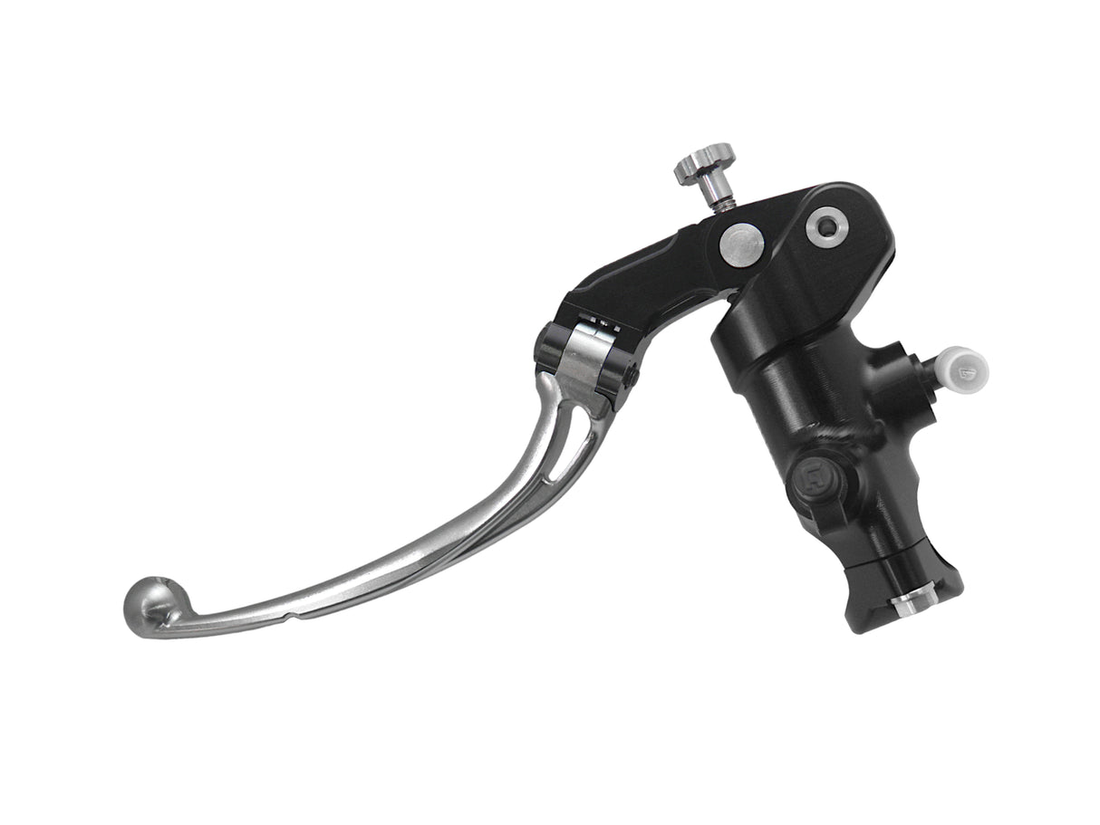 Pompa Frizione Radiale Accossato 16x18 Con Corpo Pompa Anodizzato Nero E Leva Snodata Colorata (Pomello+Leva)