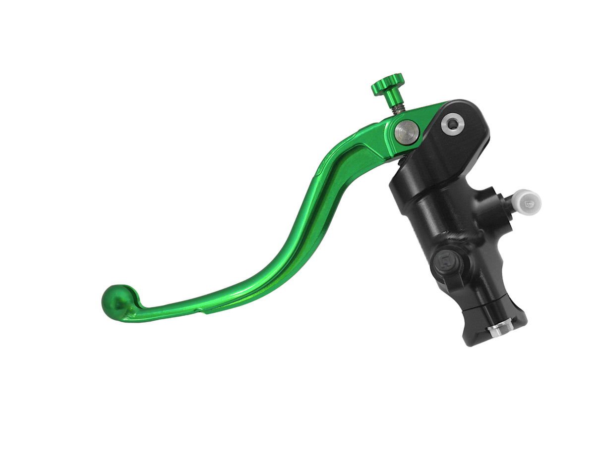 Pompa Frizione Radiale Accossato 16x18 Con Corpo Pompa Anodizzato Nero E Leva Fissa Colorata (Pomello+Leva)