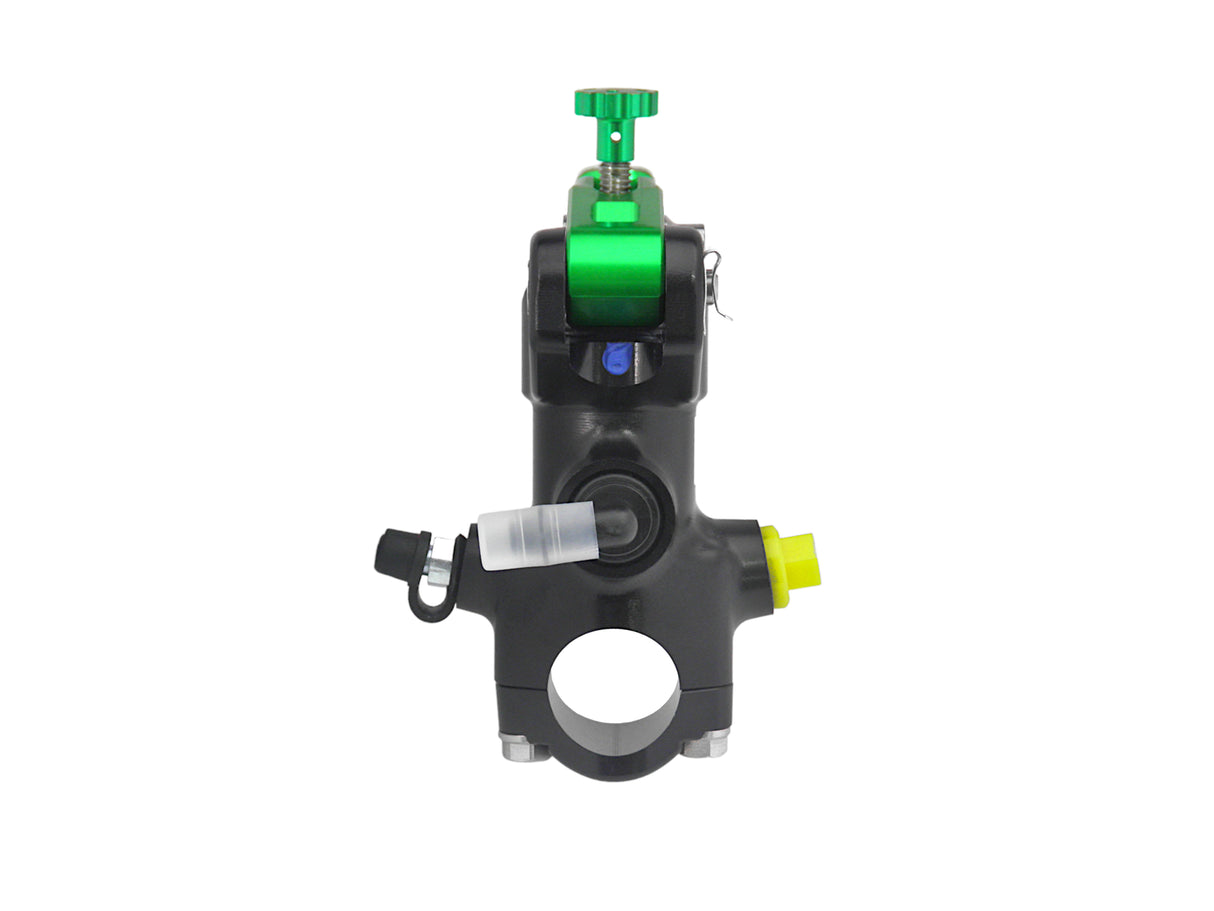 Pompa Frizione Radiale Accossato 16x18 Con Corpo Pompa Anodizzato Nero E Leva Fissa Colorata (Pomello+Leva)