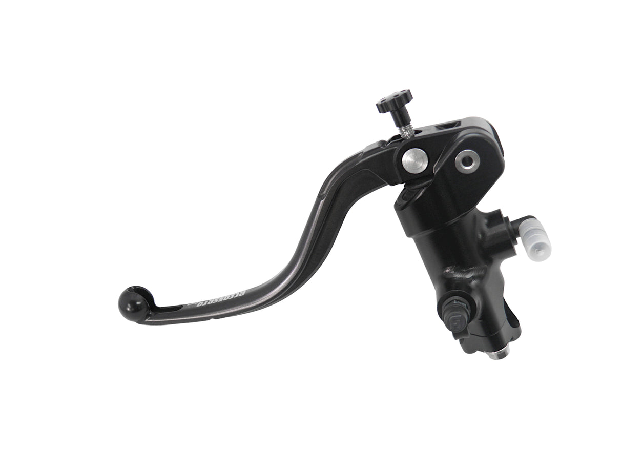 Pompa Frizione Radiale Accossato 16x18 Con Corpo Pompa Anodizzato Nero E Leva Fissa Colorata (Pomello+Leva)