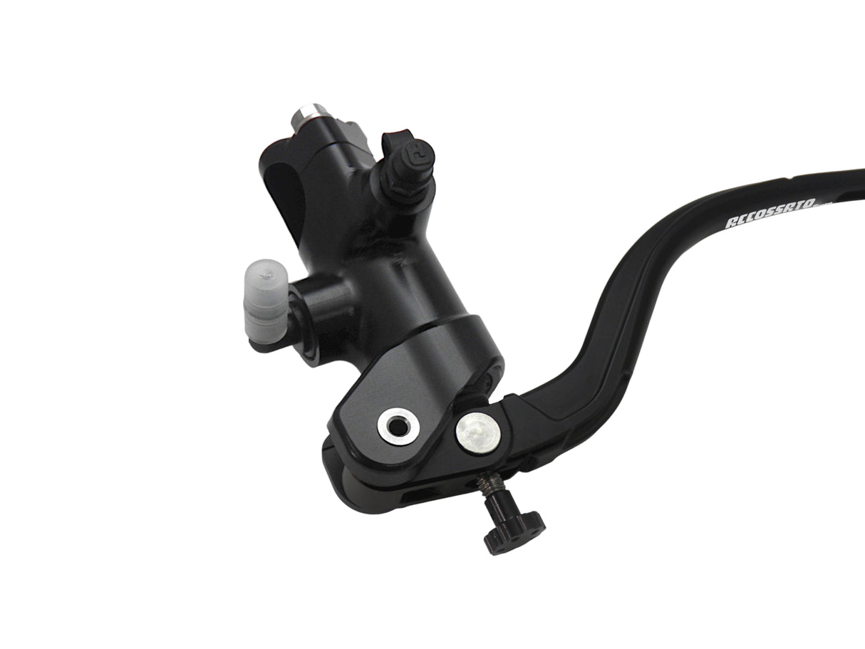 Pompa Frizione Radiale Accossato 16x18 Con Corpo Pompa Anodizzato Nero E Leva Fissa Colorata (Pomello+Leva)