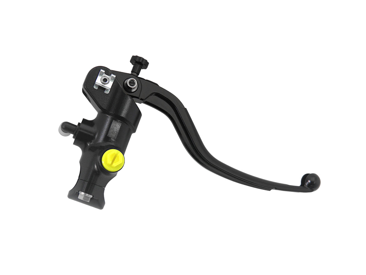 Pompa Frizione Radiale Accossato 16x18 Con Corpo Pompa Anodizzato Nero E Leva Fissa Colorata (Pomello+Leva)