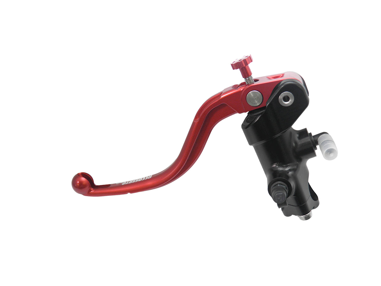 Pompa Frizione Radiale Accossato 16x18 Con Corpo Pompa Anodizzato Nero E Leva Fissa Colorata (Pomello+Leva)