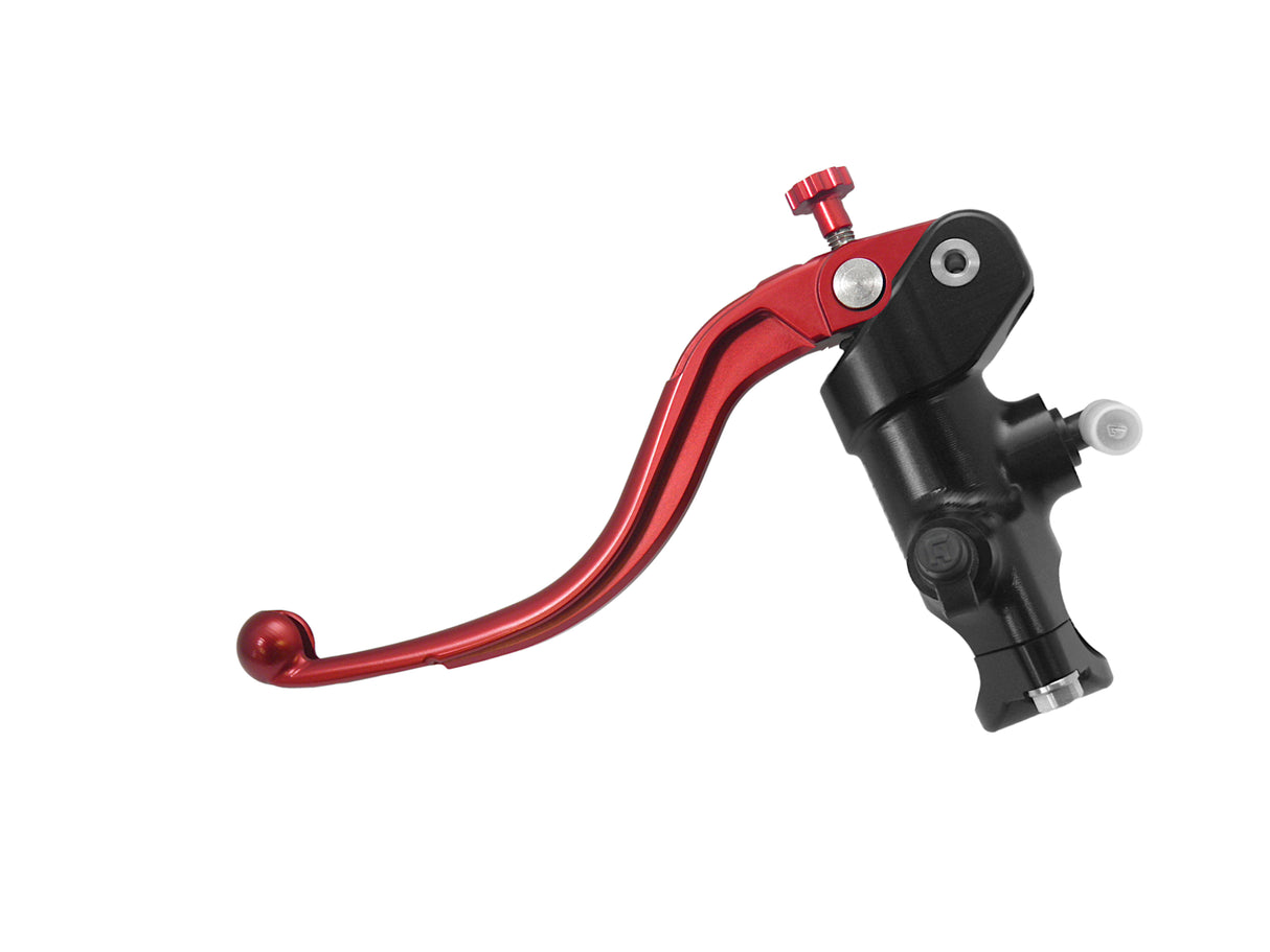 Pompa Frizione Radiale Accossato 16x18 Con Corpo Pompa Anodizzato Nero E Leva Fissa Colorata (Pomello+Leva)