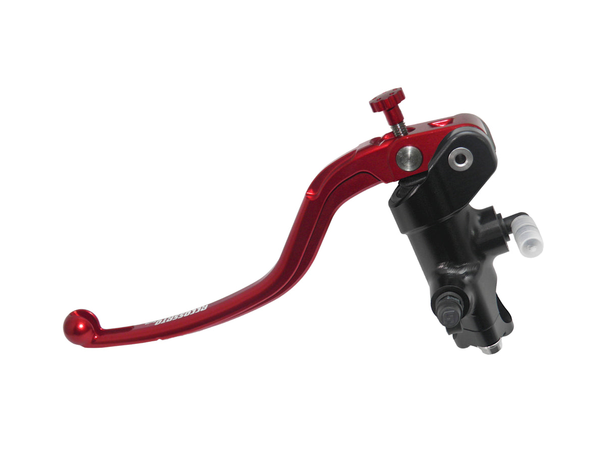 Pompa Frizione Radiale Accossato 16x18 Con Corpo Pompa Anodizzato Nero E Leva Fissa Colorata (Pomello+Leva)