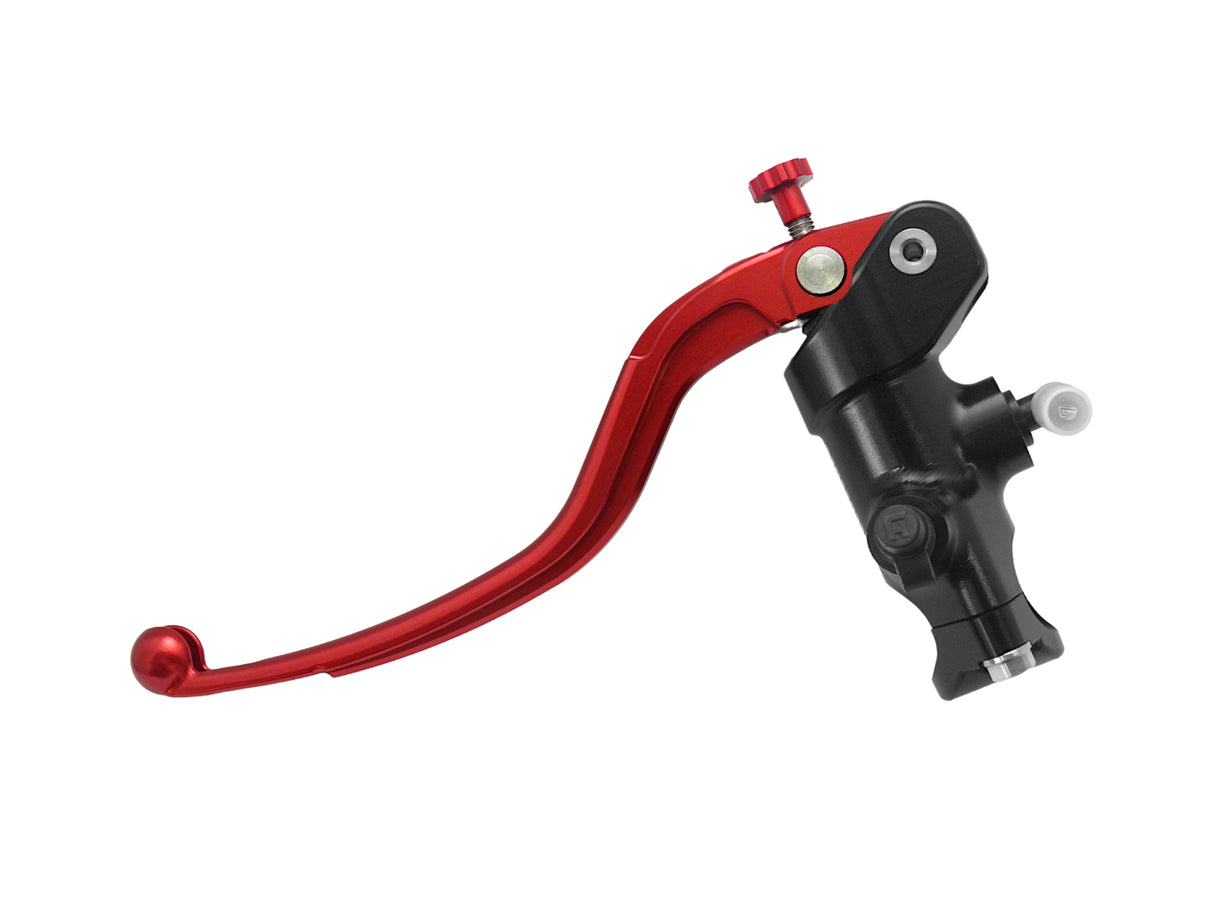 Pompa Frizione Radiale Accossato 16x18 Con Corpo Pompa Anodizzato Nero E Leva Fissa Colorata (Pomello+Leva)