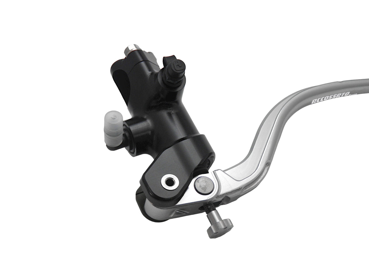 Pompa Frizione Radiale Accossato 16x18 Con Corpo Pompa Anodizzato Nero E Leva Fissa Colorata (Pomello+Leva)