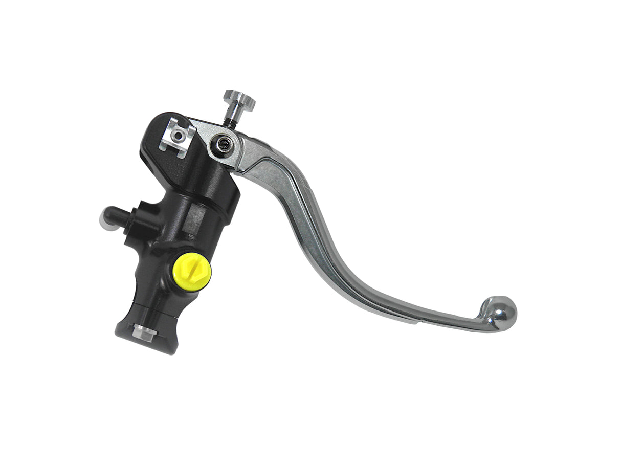 Pompa Frizione Radiale Accossato 16x18 Con Corpo Pompa Anodizzato Nero E Leva Fissa Colorata (Pomello+Leva)